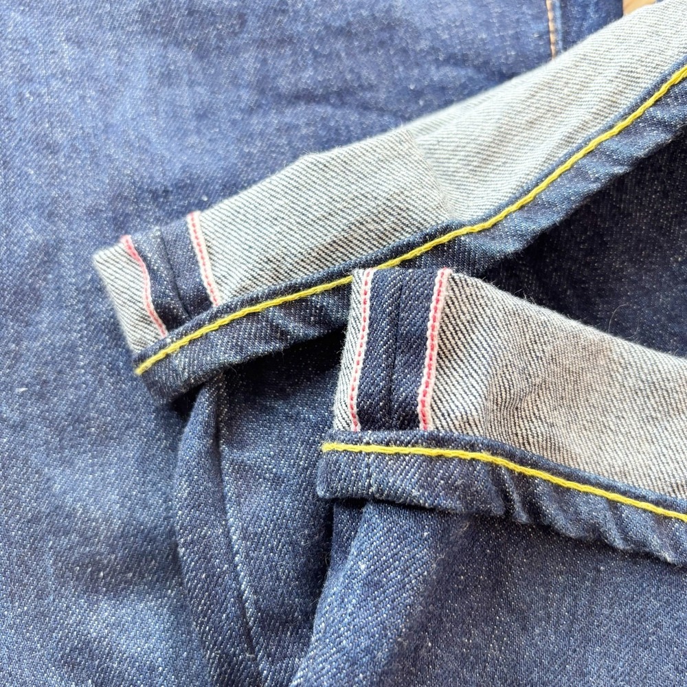 Simple & Raw Selvedge Jeans 31x31 Cone Mills Limited Edition Denim Button Fly - Picture 11 of 14